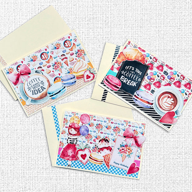 Coffee in Paris Cut Aparts Paper Pack 32301