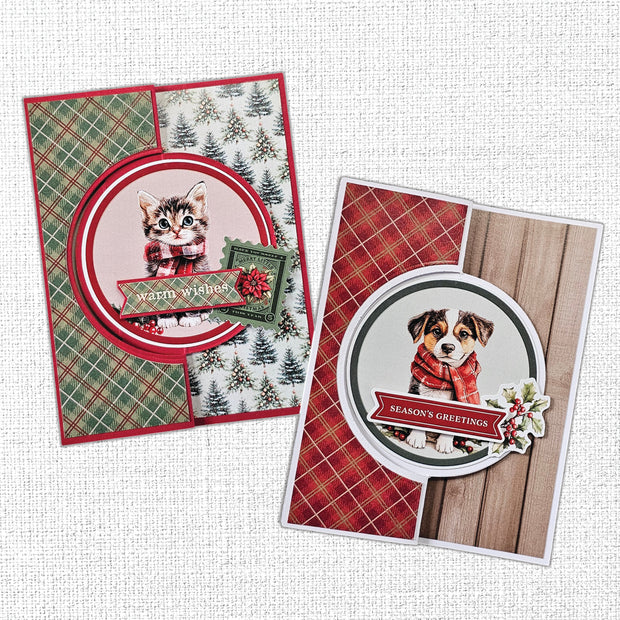 Christmas Tree Farm 6x8" Quick Cards Die Cuts 35247