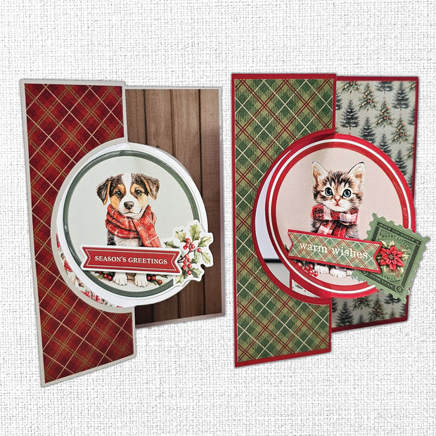 Christmas Tree Farm 6x8" Quick Cards Die Cuts 35247