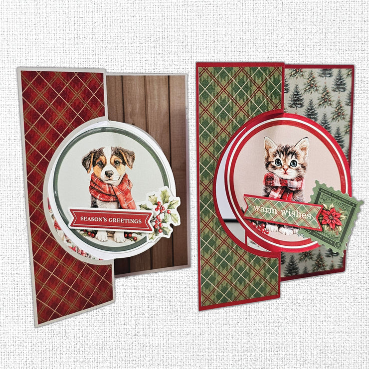 Christmas Tree Farm 6x8" Quick Cards Die Cuts 35247