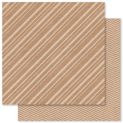 Charlie's Kraft Patterns D 12x12 Paper (12pc Bulk Pack) 33162