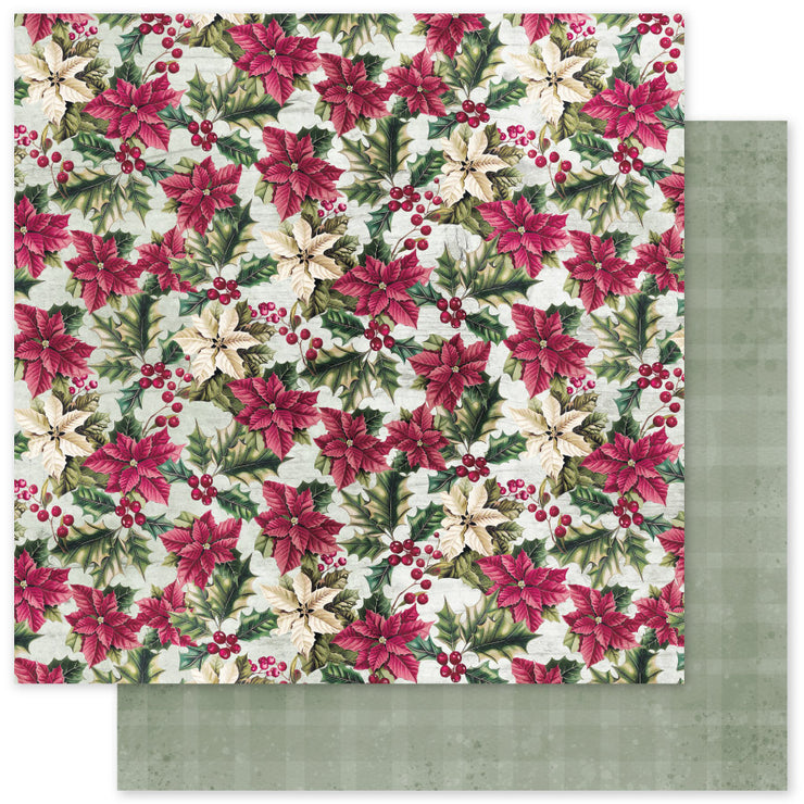 Christmas Holly F 12x12 Paper (12pc Bulk Pack) 35136
