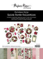 Christmas Holly 6x8" Quick Cards Collection 35172