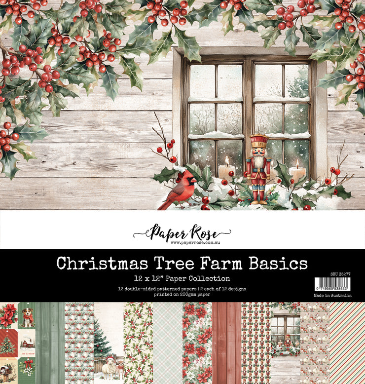 Christmas Tree Farm Basics 12x12 Paper Collection 35277