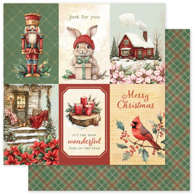 Christmas Tree Farm D 12x12 Paper (12pc Bulk Pack) 35265