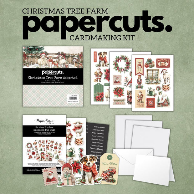 Papercuts Cardmaking Kit - Christmas Tree Farm 35439