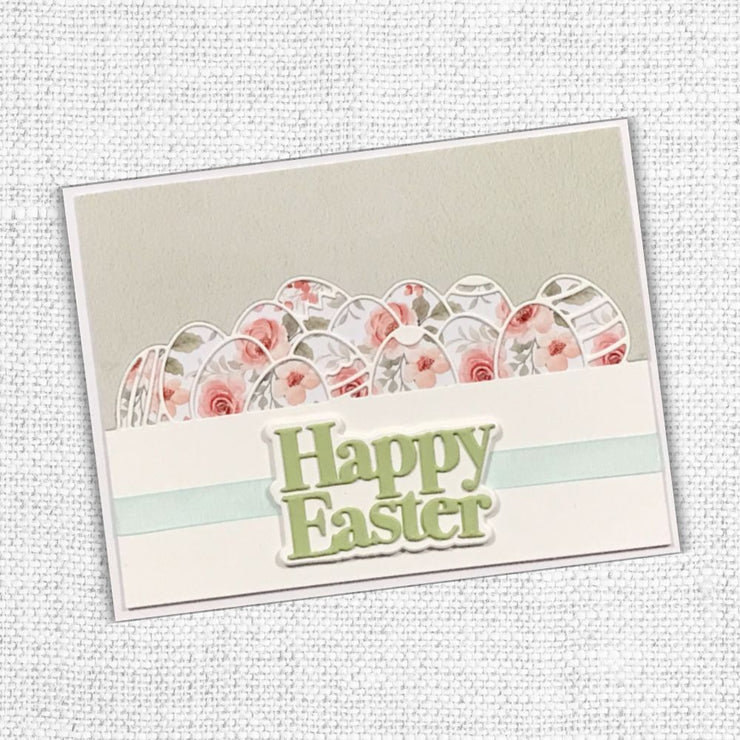 Happy Easter Chunky Layered Metal Cutting Die 21285 - Paper Rose Studio