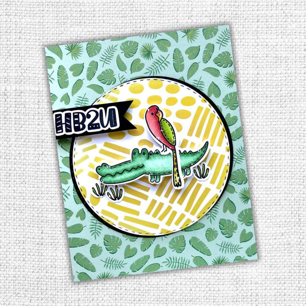 HB2U Crocodile Clear Stamp 27469 - Paper Rose Studio