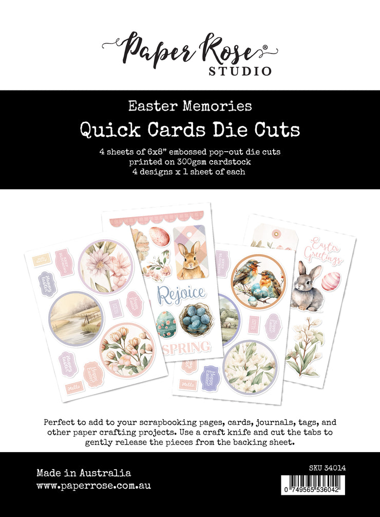 Easter Memories 6x8" Quick Cards Die Cuts 34014