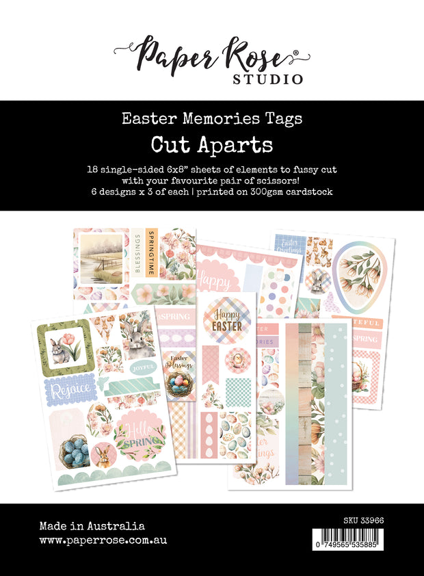 Easter Memories Tags Cut Aparts Paper Pack 33966 - Paper Rose Studio