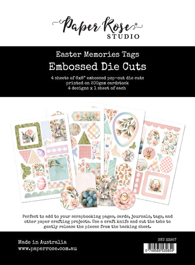 Easter Memories Tags Embossed Die Cuts 33957 - Paper Rose Studio