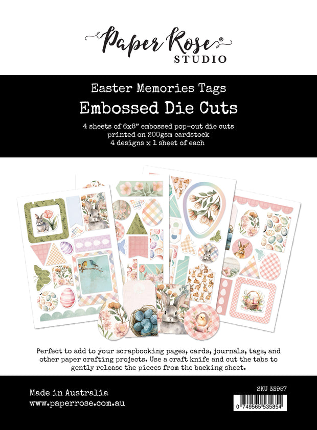 Easter Memories Tags Embossed Die Cuts 33957 - Paper Rose Studio