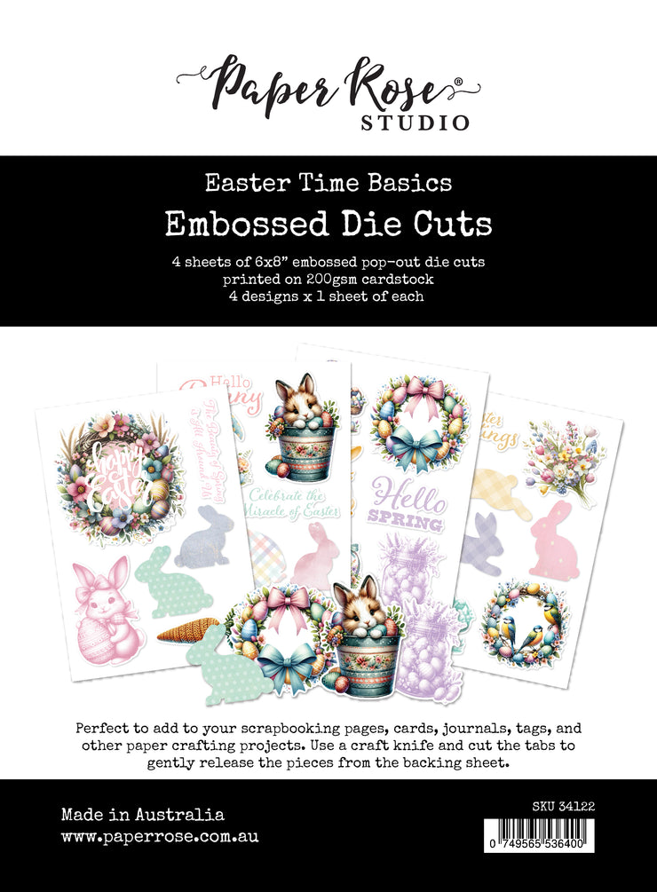 Easter Time Basics Embossed Die Cuts 34122