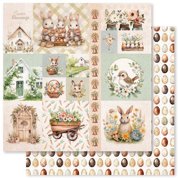 Easter Village C 12x12 Paper (12pc Bulk Pack) 34026