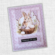 Papercuts Cardmaking Kit - February 2025 Easter Village 34131