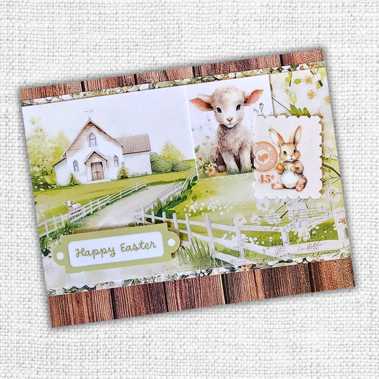 Papercuts Cardmaking Kit - February 2025 Easter Village 34131