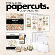 Papercuts Cardmaking Kit - February 2025 Easter Village 34131