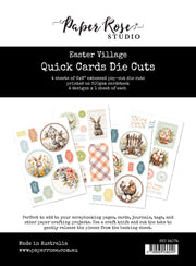 Easter Village 6x8" Quick Cards Die Cuts 34074