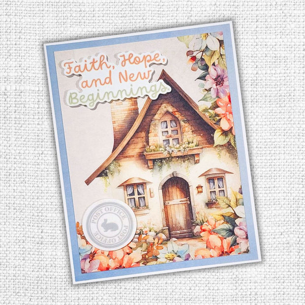 Easter Village 6x8" Quick Cards Die Cuts 34074