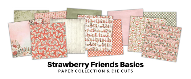 Strawberry Friends Basics 6x6 Paper Collection 34881