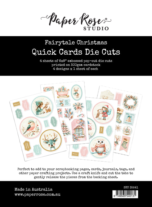 Fairytale Christmas 6x8" Quick Cards Die Cuts 35241