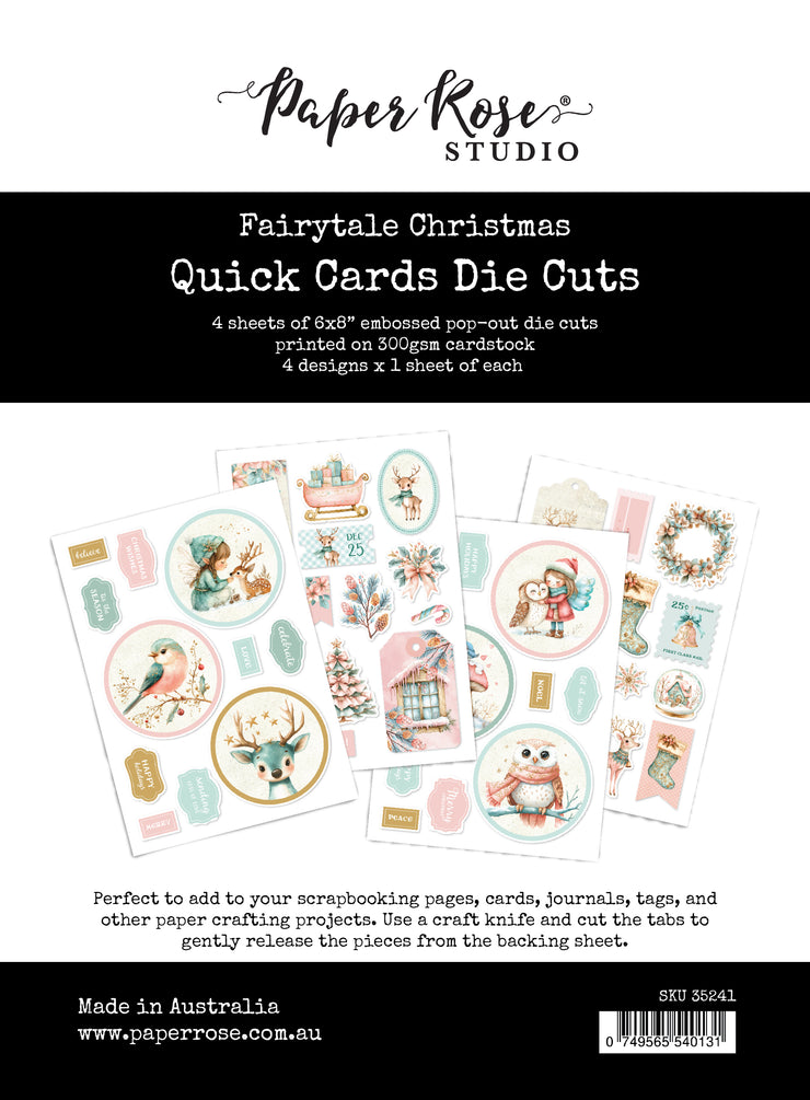 Fairytale Christmas 6x8" Quick Cards Die Cuts 35241