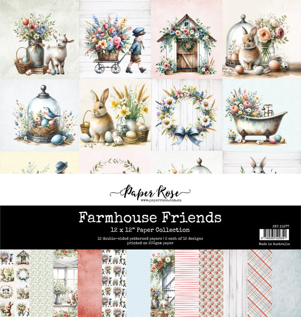 Farmhouse Friends 12x12 Paper Collection 31977 - Paper Rose Studio