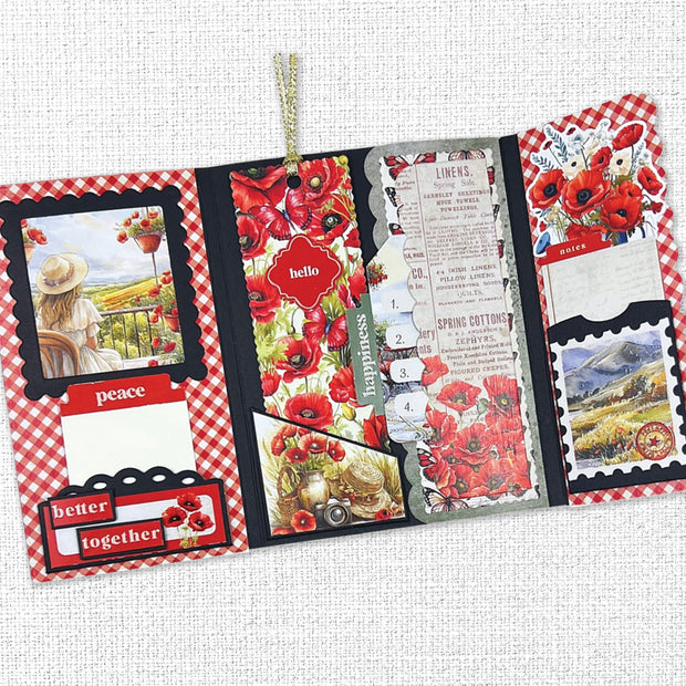 Poppy Garden Basics Embossed Die Cuts 34677