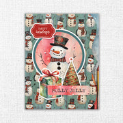 Merry and Bright 8.5" x 11" Mini Junk Journal Folio Kit 35707 - Paper Rose Studio