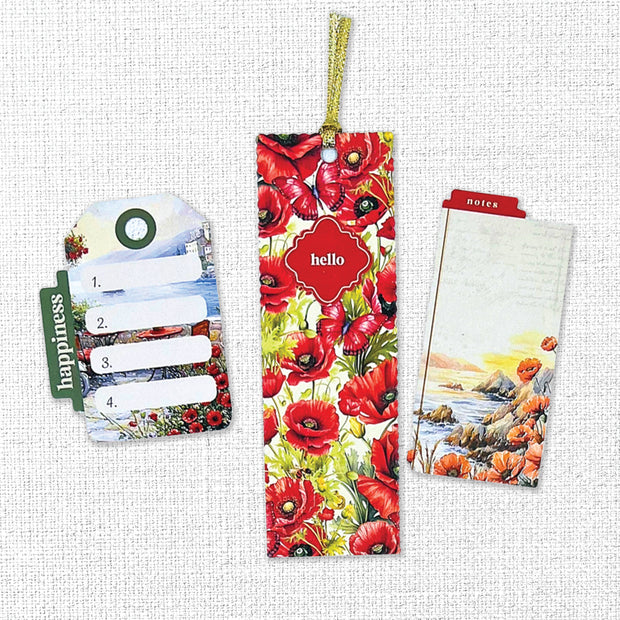 Poppy Garden Basics Embossed Die Cuts 34677