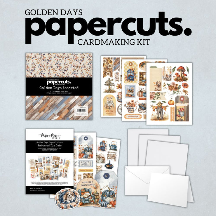 Papercuts Cardmaking Kit - Golden Days 35308