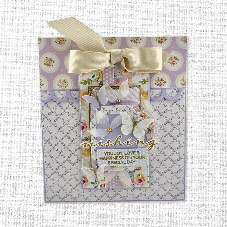 Wishing & Sending Sentiments 4x6" Clear Stamp Set 34395