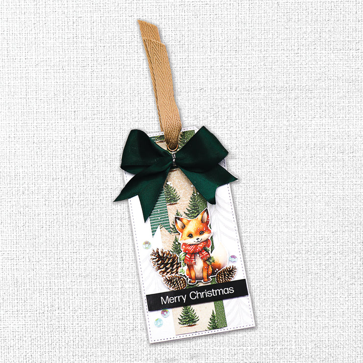 Merry Christmas A5 10pc Sentiment Sheets 30717 - Foil