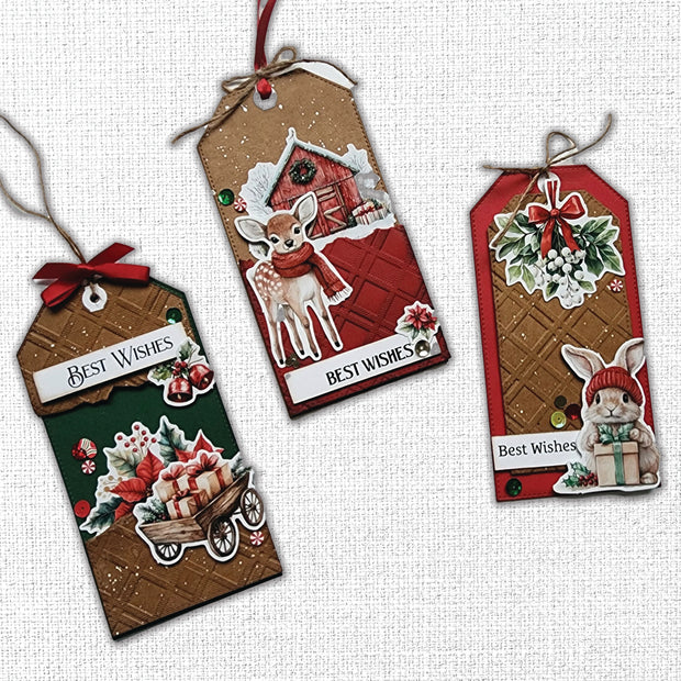Christmas Tree Farm Embossed Die Cuts 35298