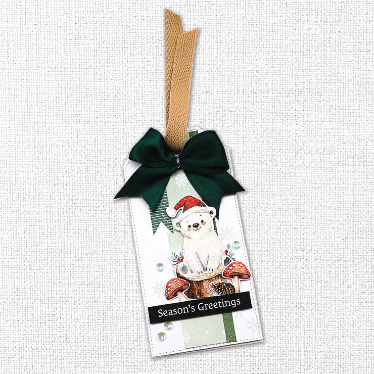 Merry Christmas A5 10pc Sentiment Sheets 30717 - Foil