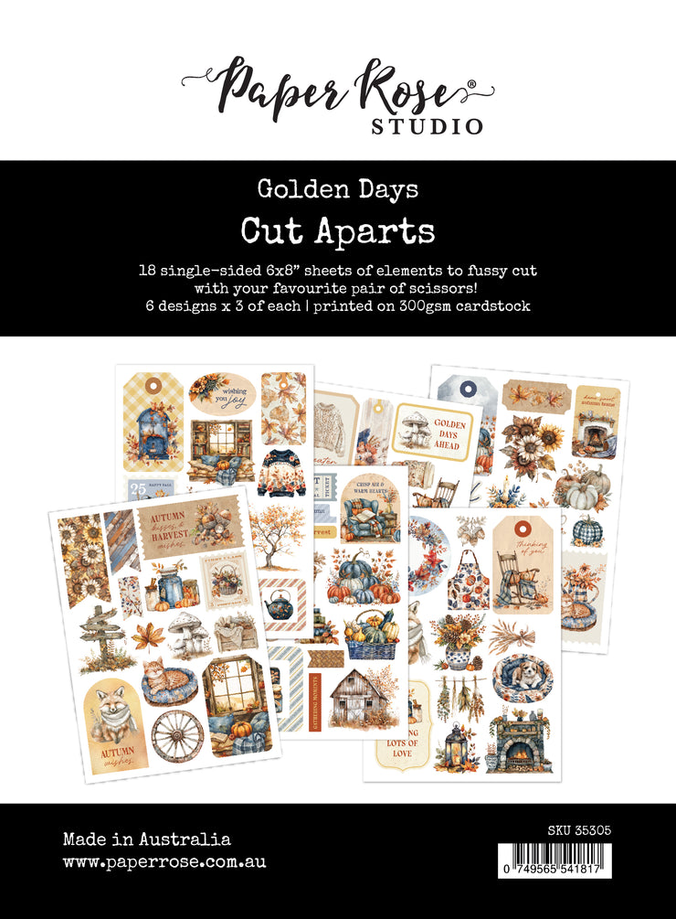 Golden Days Cut Aparts Paper Pack 35305