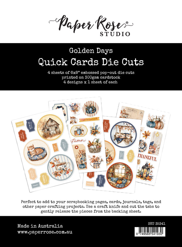 Golden Days Quick Card Die Cuts 35341
