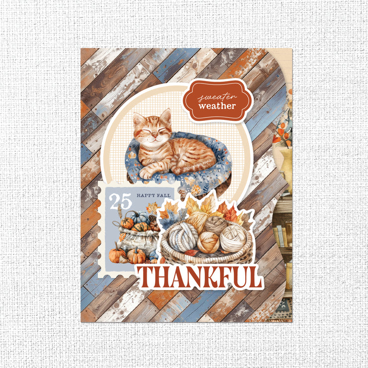 Golden Days 8.5" x 11" Mini Junk Journal Folio Kit 35344