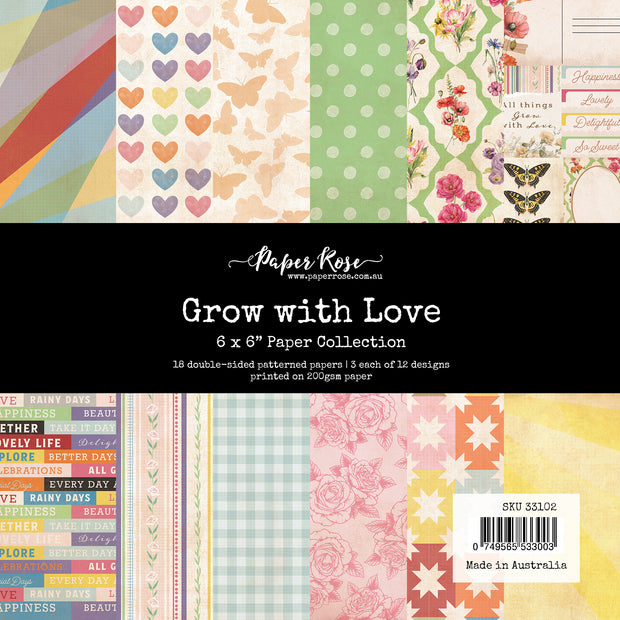 Grow with Love 6x6 Paper Collection 33102 - Paper Rose Studio