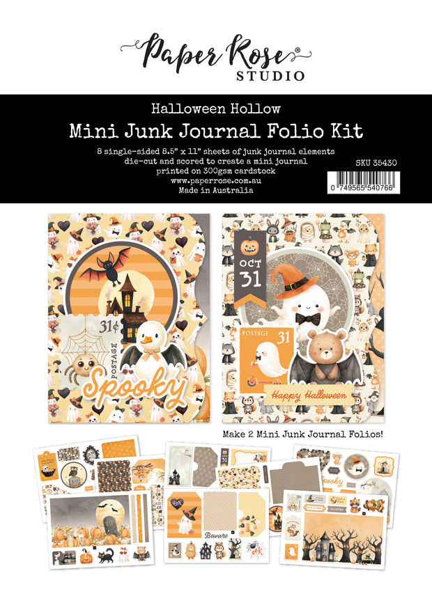 Halloween Hollow 8.5" x 11" Mini Junk Journal Folio Kit 35430
