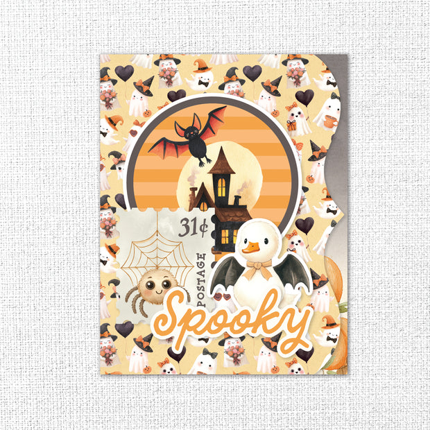 Halloween Hollow 8.5" x 11" Mini Junk Journal Folio Kit 35430