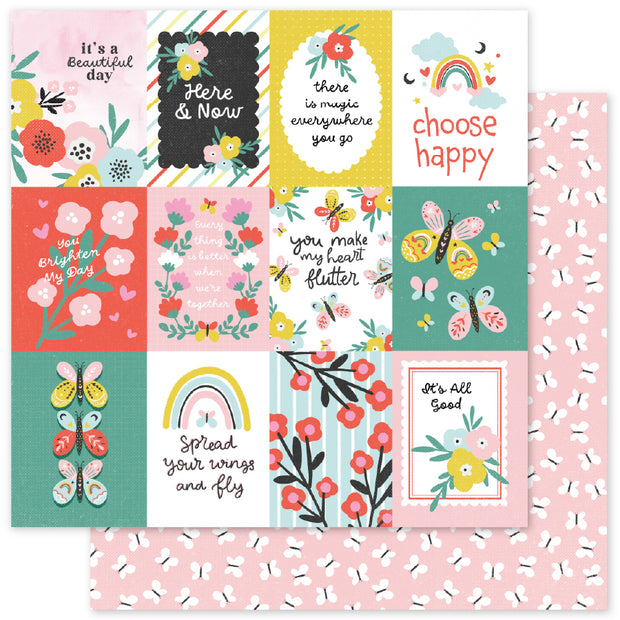 Happy Moments D 12x12 Paper (12pc Bulk Pack) 34953