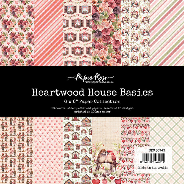 Heartwood House Basics 6x6 Paper Collection 35743