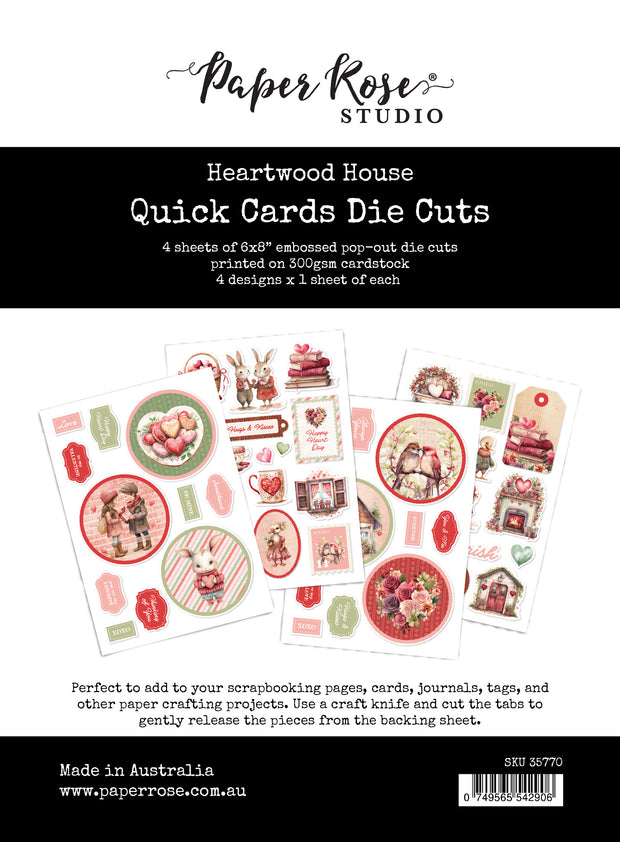 Heartwood House 6x8" Quick Cards Die Cuts 35770