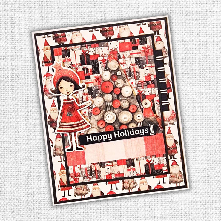 Papercuts Cardmaking Kit - November 2024 Holiday Fun - Paper Rose Studio