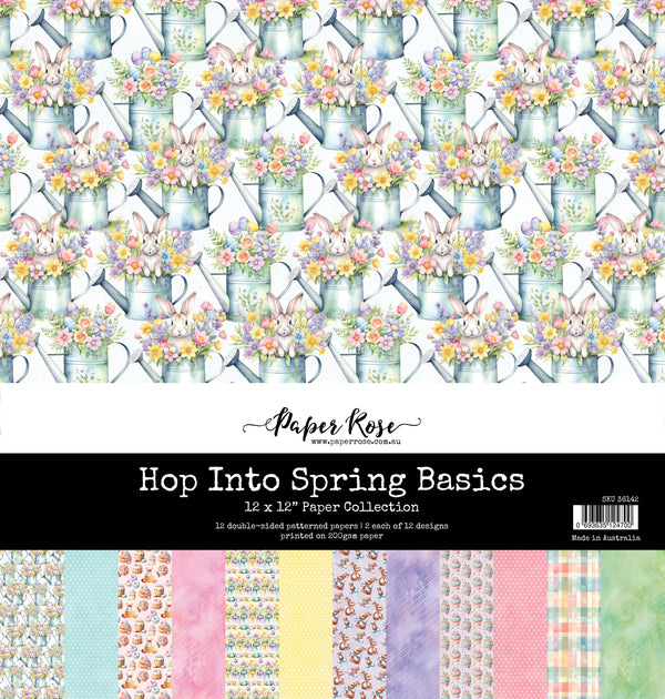 Hop Into Spring Basics 12x12 Paper Collection 36142 – Paper Rose Studio