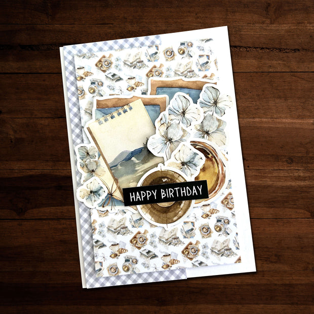 Morning Coffee Embossed Die Cuts 30351 - Paper Rose Studio