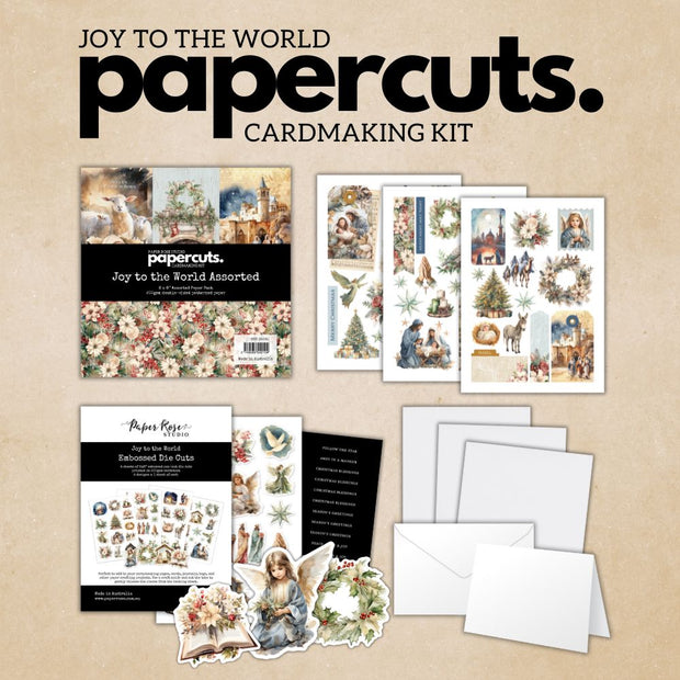 Joy to the World Papercuts Cardmaking Kit 35530