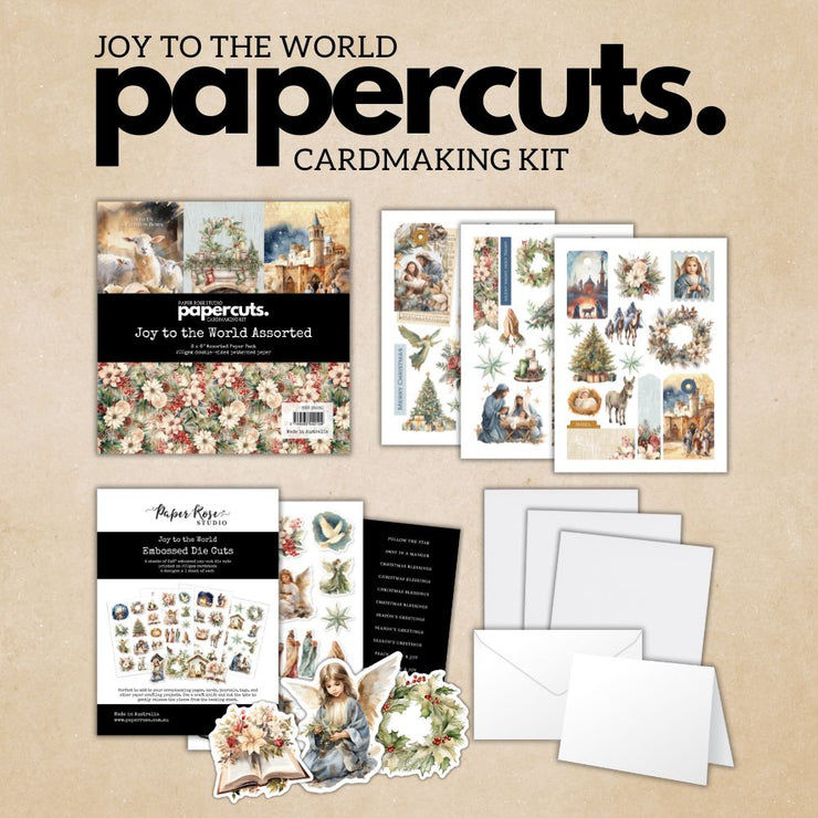 Joy to the World Papercuts Cardmaking Kit 35530