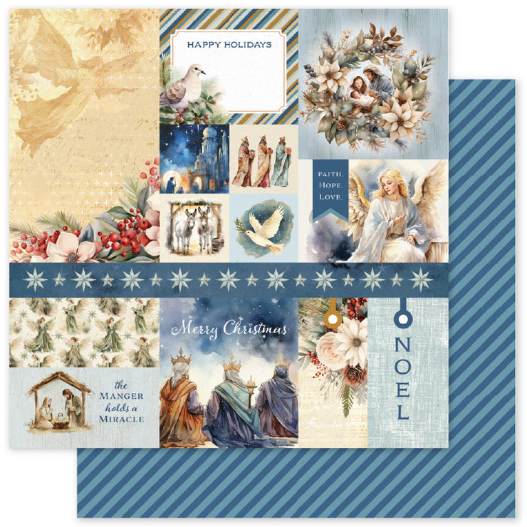 Joy to the World F 12x12 Paper (12pc Bulk Pack) 35521